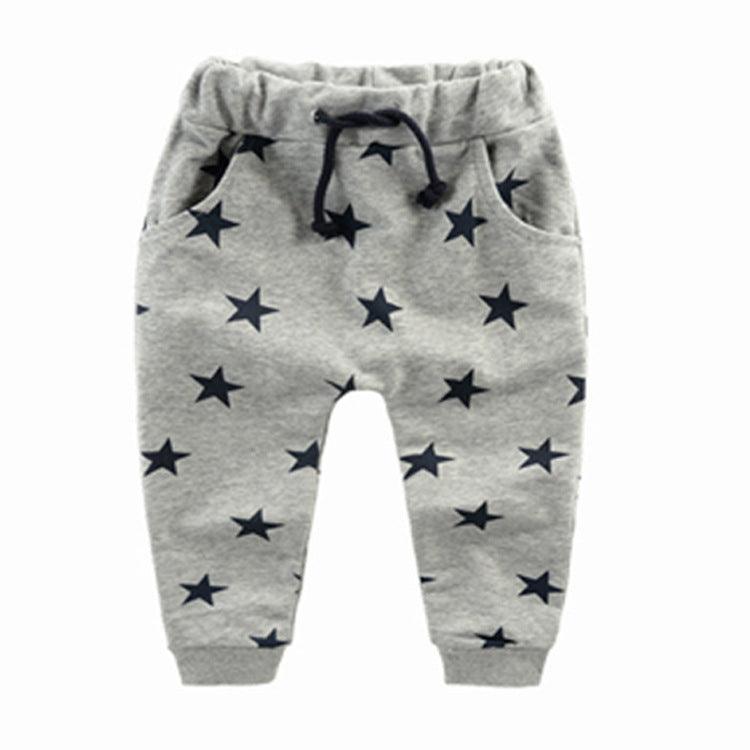 Baby Boy's Harem Star Patterned Pants - Stylus Kids