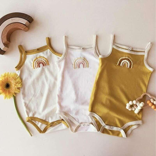 Newborn's Rainbow Summer Romper - Stylus Kids