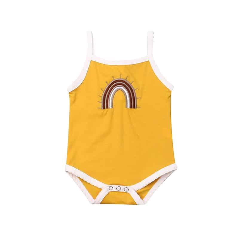 Newborn's Rainbow Summer Romper - Stylus Kids