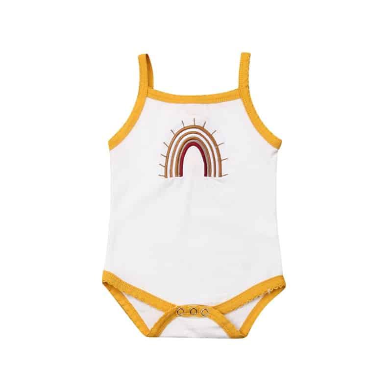 Newborn's Rainbow Summer Romper - Stylus Kids