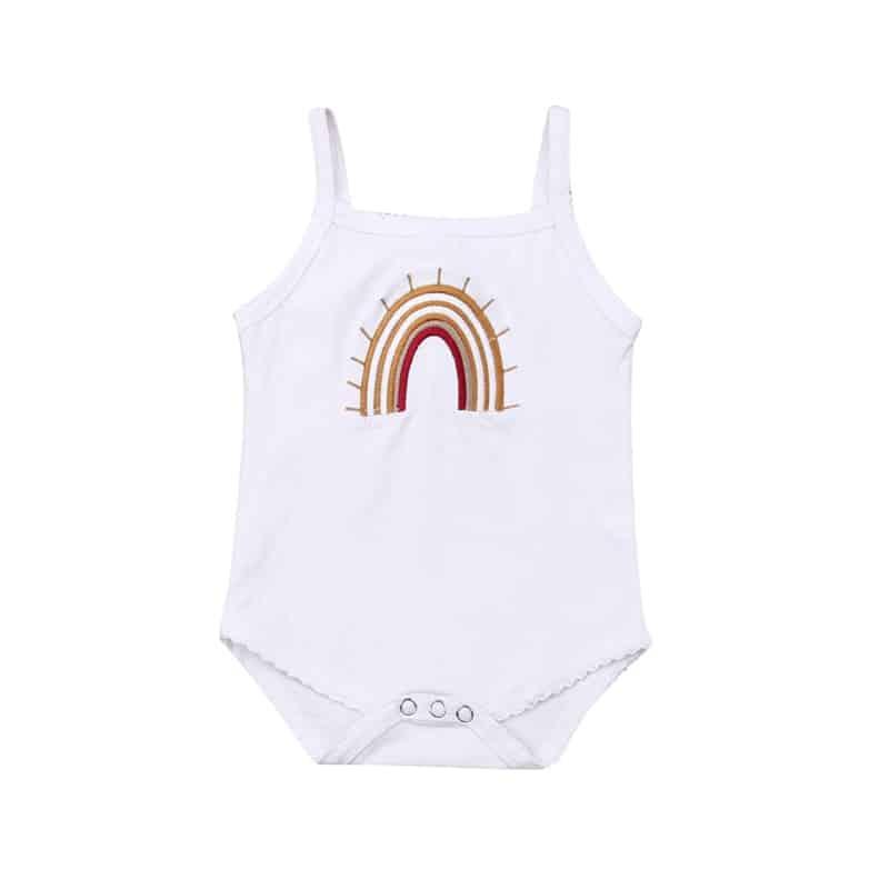 Newborn's Rainbow Summer Romper - Stylus Kids