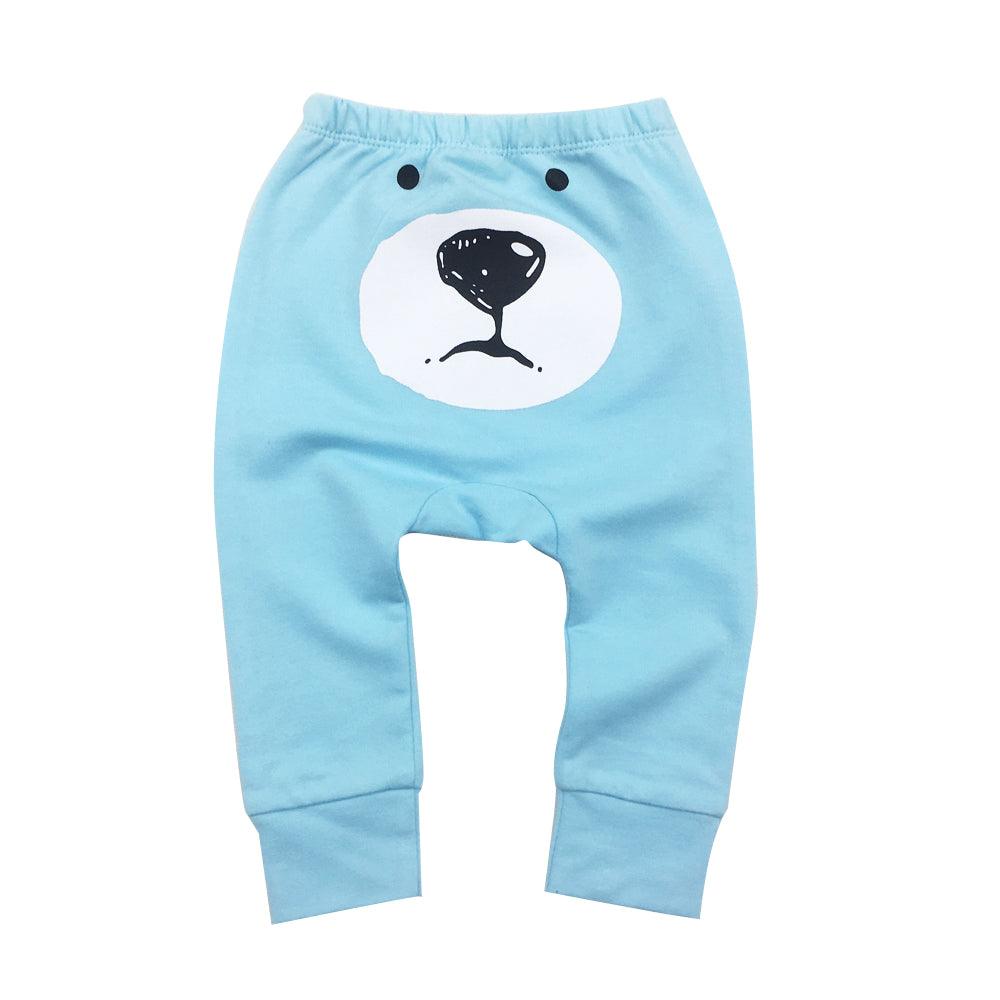 Elastic Waist Cotton Baby Pants 3 pcs Set - Stylus Kids