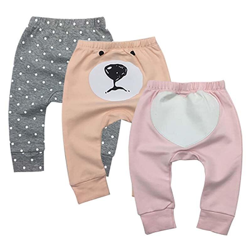 Elastic Waist Cotton Baby Pants 3 pcs Set - Stylus Kids