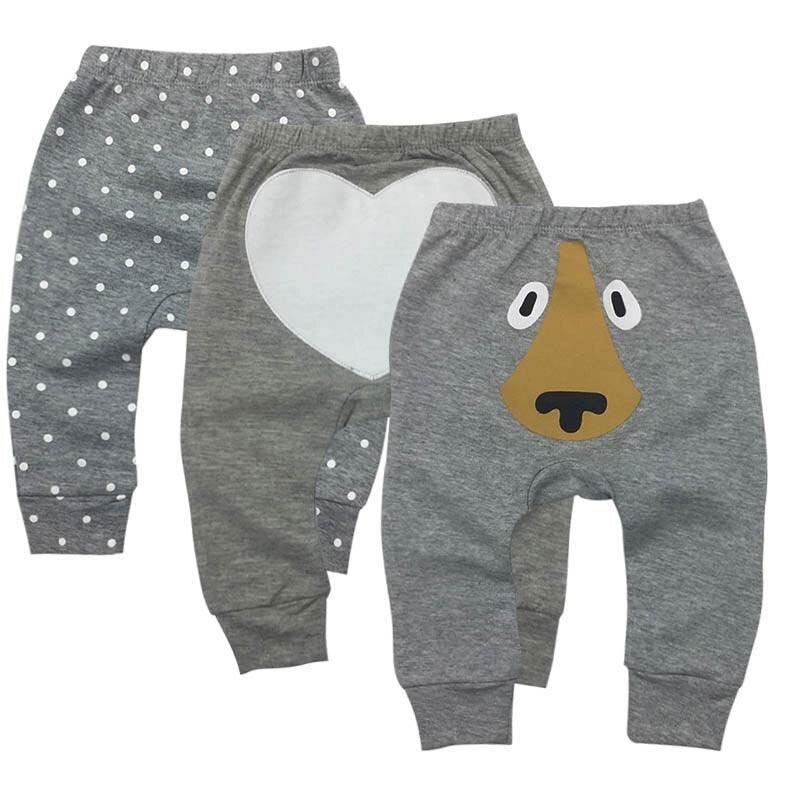 Elastic Waist Cotton Baby Pants 3 pcs Set - Stylus Kids