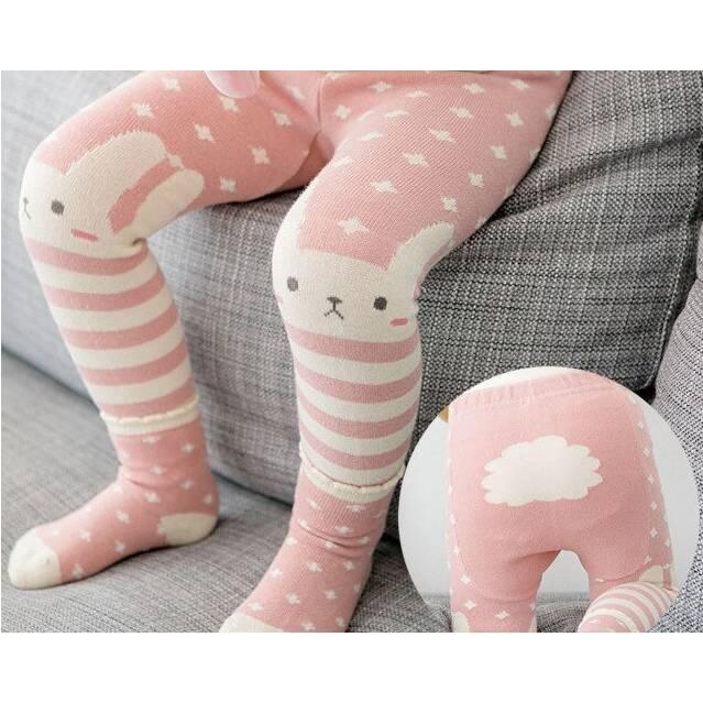 Kid's Cotton Skinny Pants with Cartoon Pattern - Stylus Kids