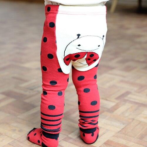 Kid's Cotton Skinny Pants with Cartoon Pattern - Stylus Kids