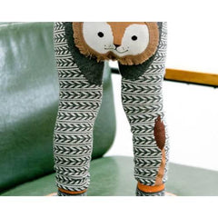 Kid's Cotton Skinny Pants with Cartoon Pattern - Stylus Kids