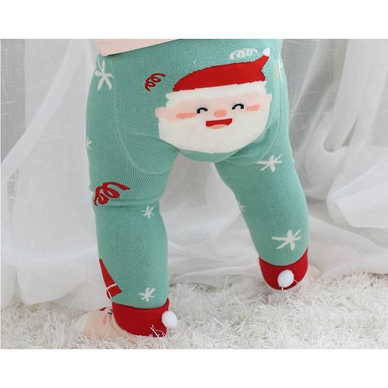 Kid's Cotton Skinny Pants with Cartoon Pattern - Stylus Kids