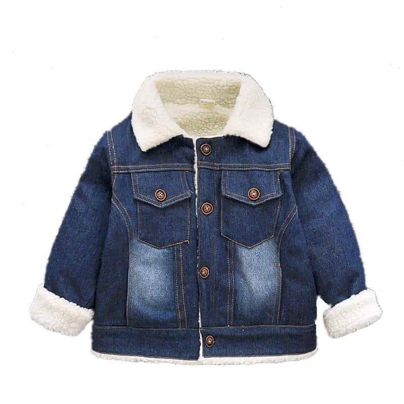 Baby Girl Winter Denim Jacket