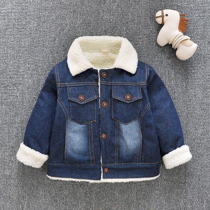 Baby Girl Winter Denim Jacket