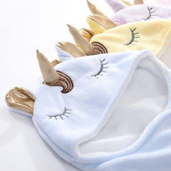 Warm Fleece Unicorn Design Baby Blanket Sleeper - Stylus Kids