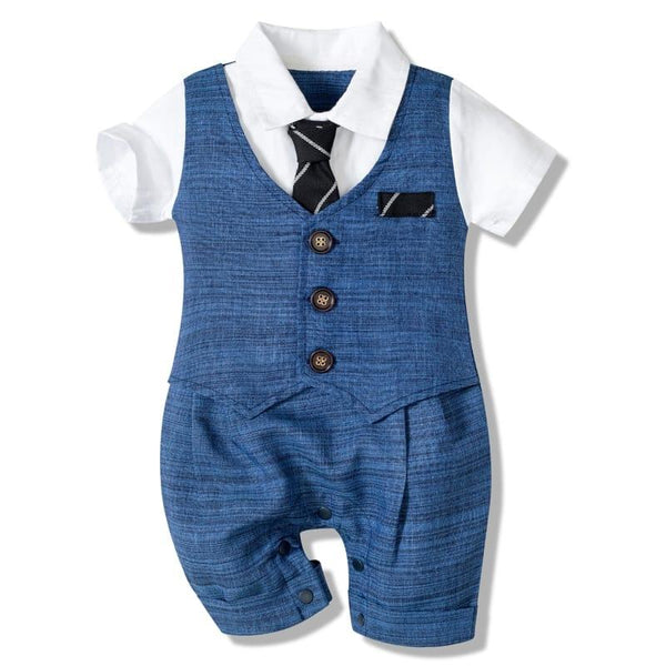 Gentleman Romper for Baby Boy