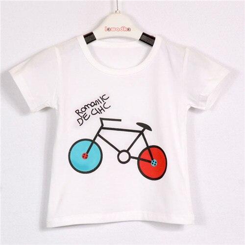 Baby's Bicycle Printed Cotton T-Shirt - Stylus Kids