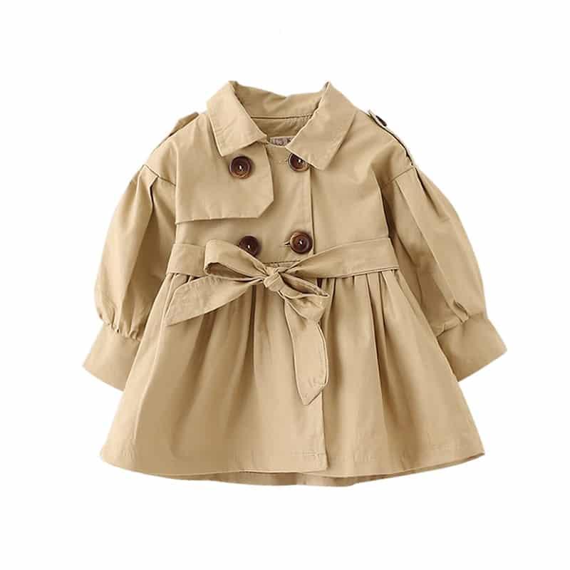Coat With Belt For Baby