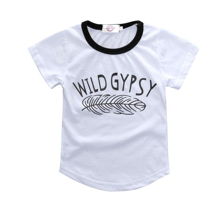 Black and White Cotton Baby Boys T-Shirt - Stylus Kids