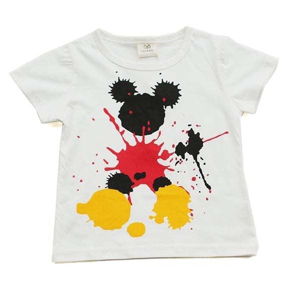 Baby Boy's Splash Mouse Printed T-Shirt - Stylus Kids