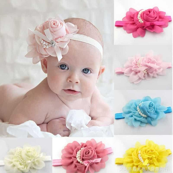 Baby Girl's Hairband With Flower