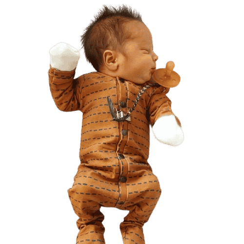 Newborns Wrap Foot Jumpsuit