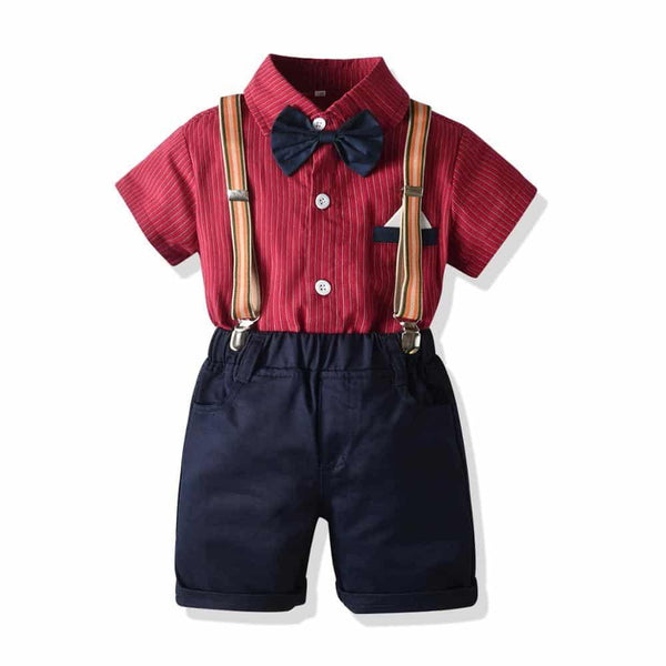 Baby Boys' Formal Suit with Bow