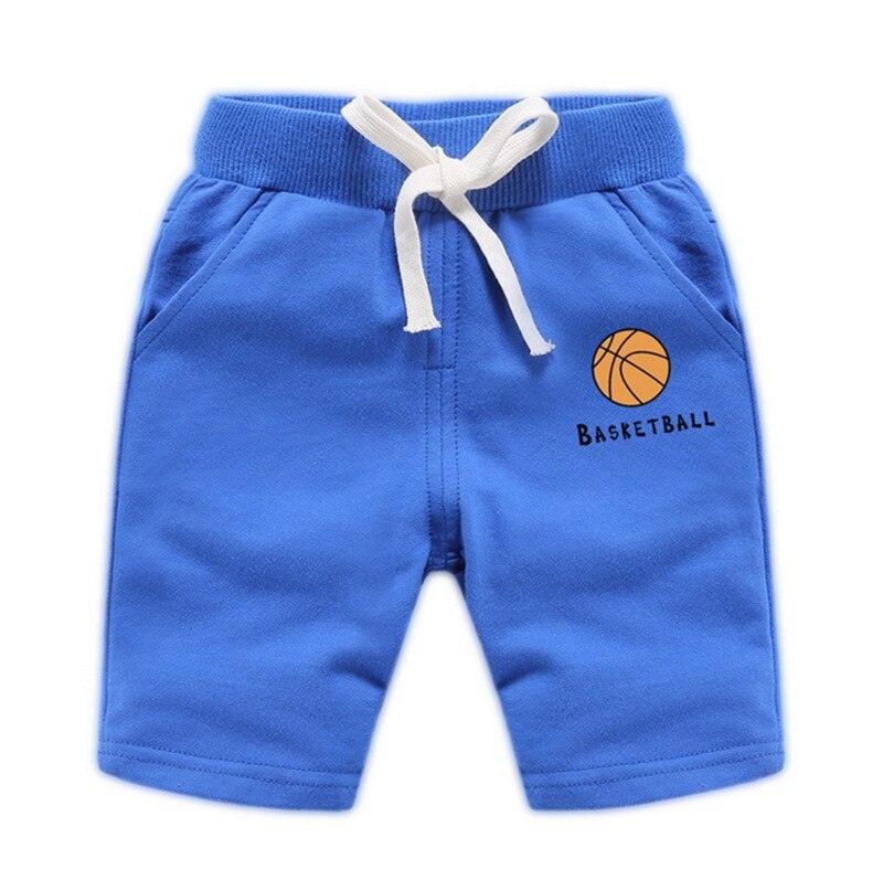 Elastic Waist Baby Shorts with Basketball Print - Stylus Kids