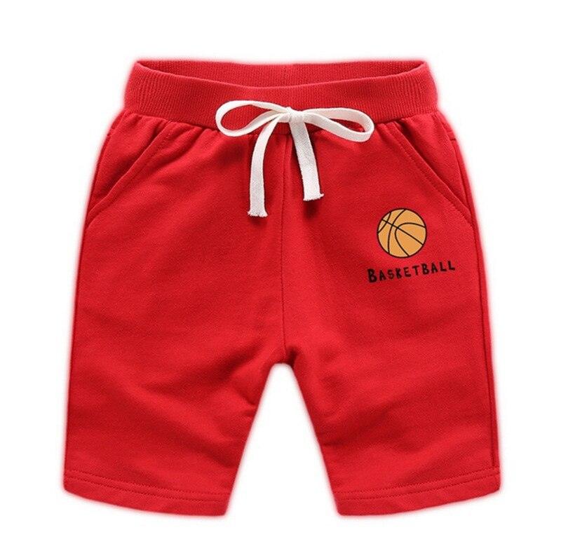 Elastic Waist Baby Shorts with Basketball Print - Stylus Kids