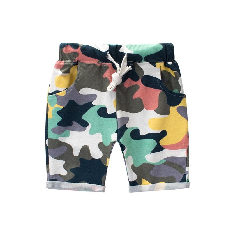 Baby Boy's Shorts with Dinos Print - Stylus Kids