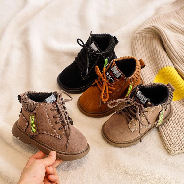 Boy's Classic Lace-up Autumn Boots