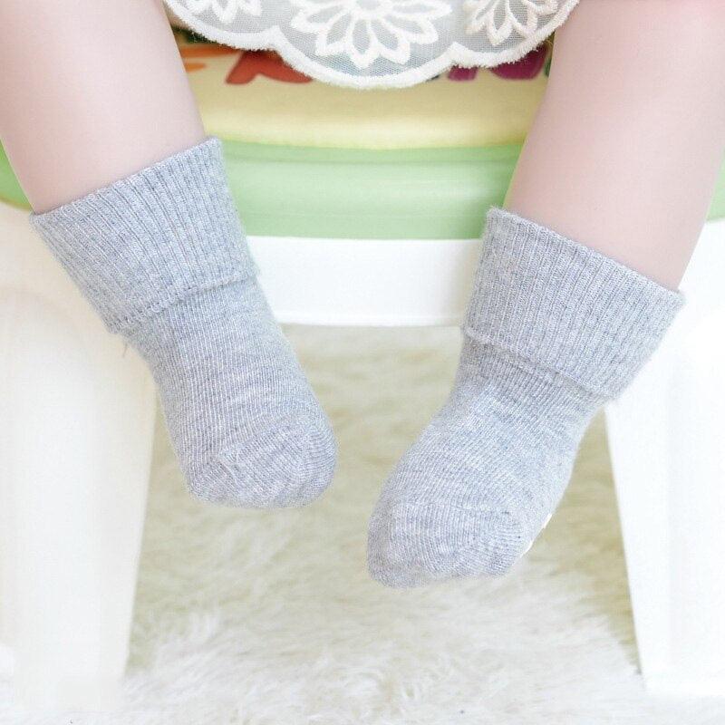 Candy Color Anti Slip Baby Socks - Stylus Kids