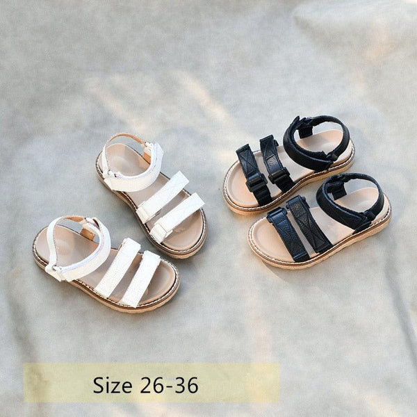 Genuine Leather Adjustable Sandals for Girls