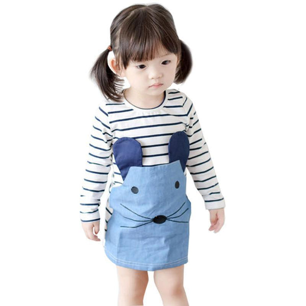 Girl's Cute Patchwork Dress