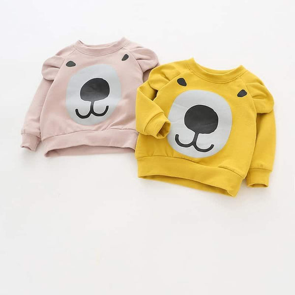 Cute Casual Warm Cotton Girl's Sweatshirt