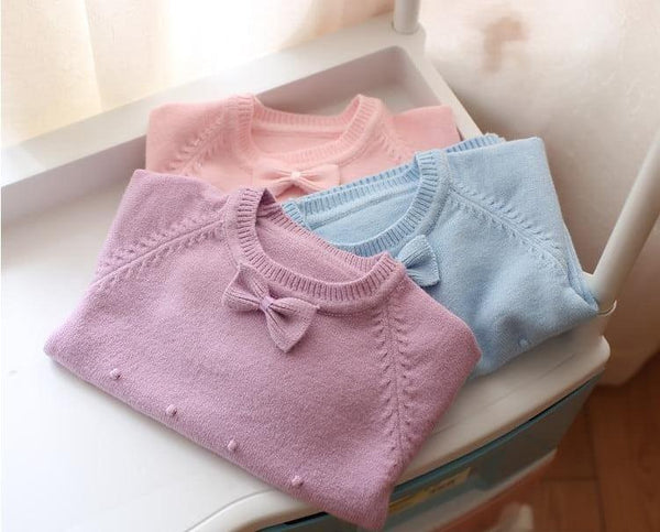 Baby Girl's Fashion Knitted Sweater