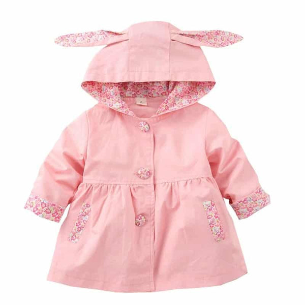 Manteau à capuche pour bébé fille