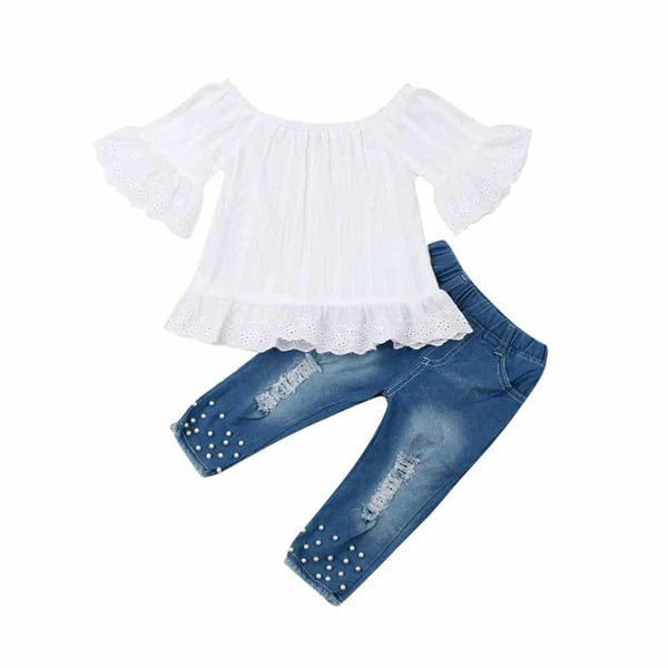 Ensemble de vêtements d'été pour filles 2 pièces