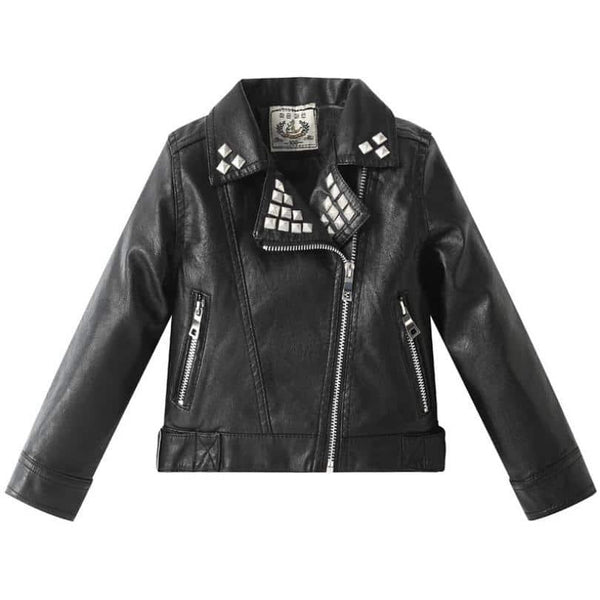 Studded Leather Jacket for Girls