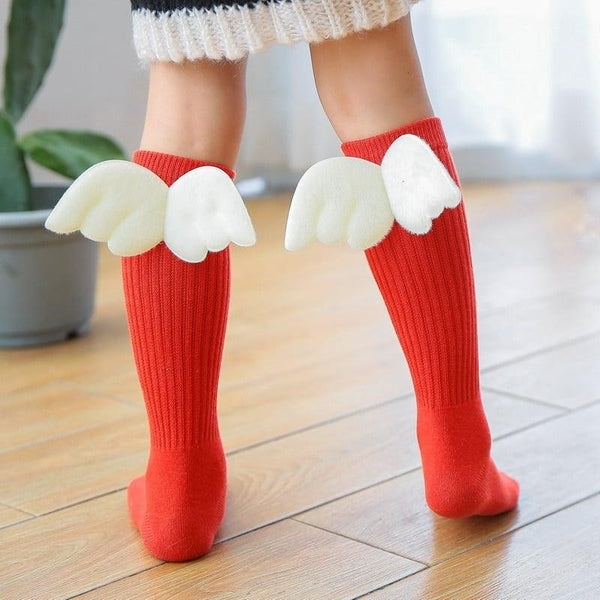 Girl's Little Angel Wings Socks