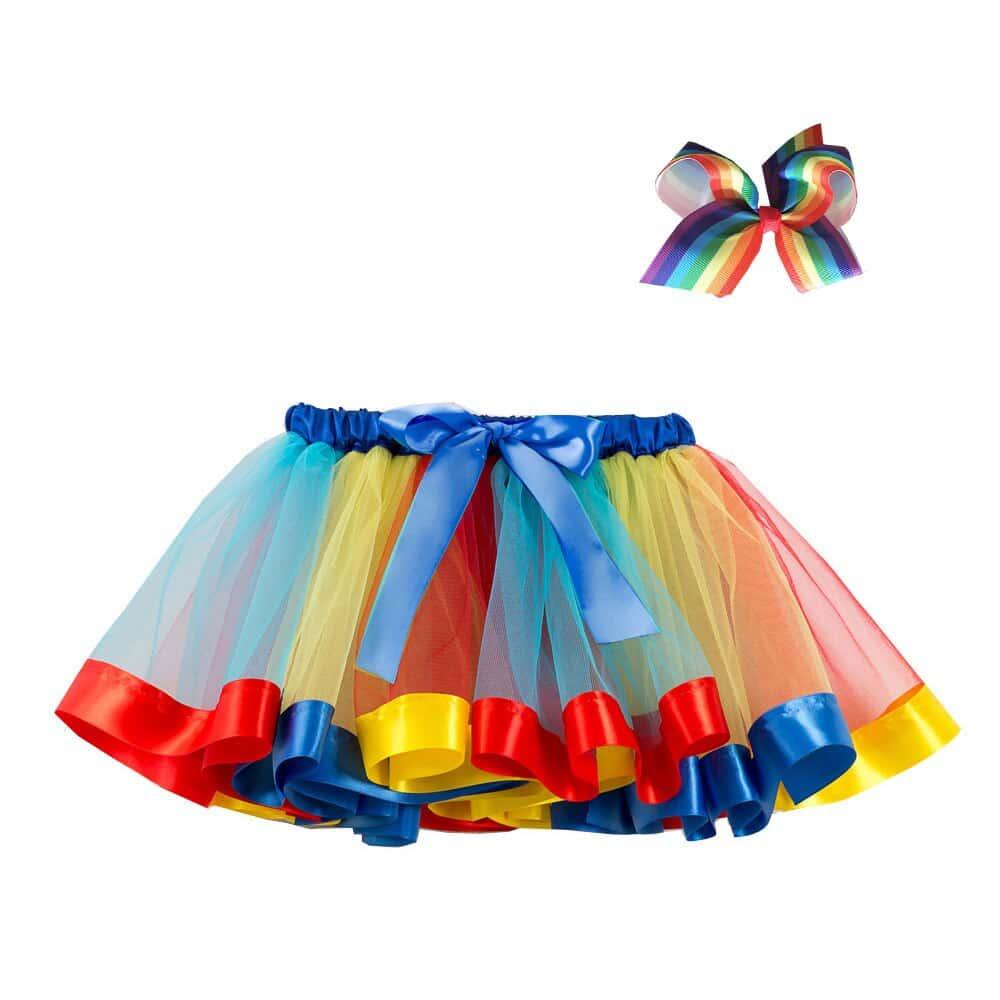 Girls Colorful Tutu Skirt