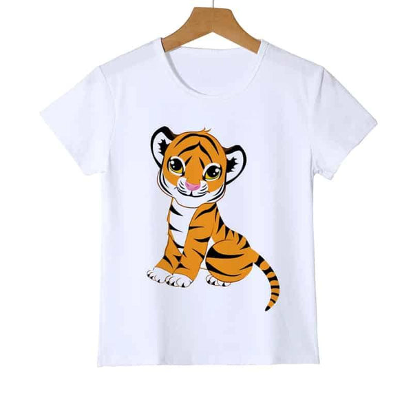 Tiger Printed T-shirt For Kids