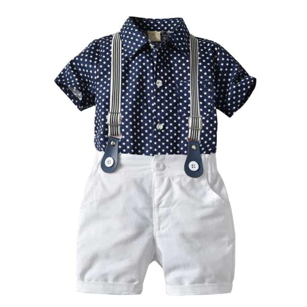 Toddler Boys' Clothing Set in Blue Color