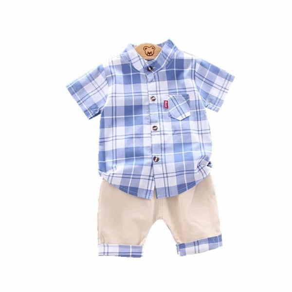 Multicolored Set of Shirt and Pants for Boys