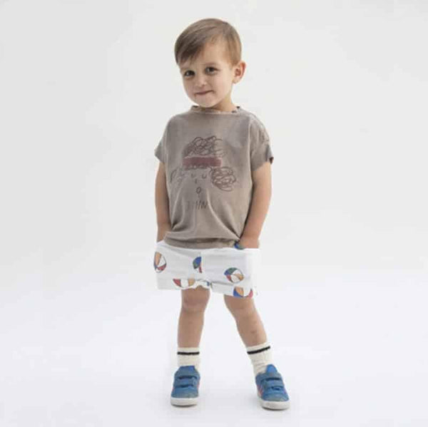 Boys' Casual T-Shirt with O-Neck