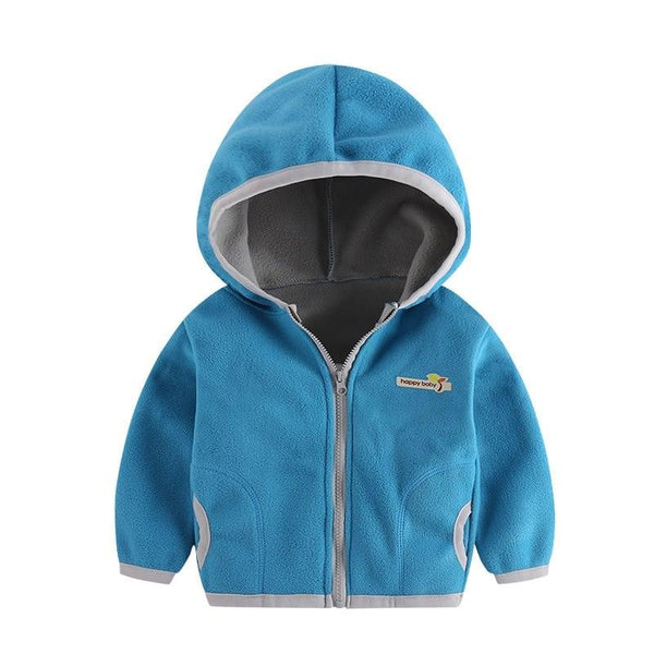 Boys' Hooded Fleece Coat