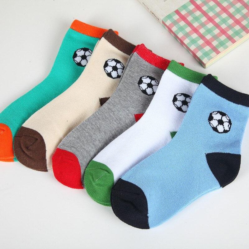 Kid's Soccer Print Socks