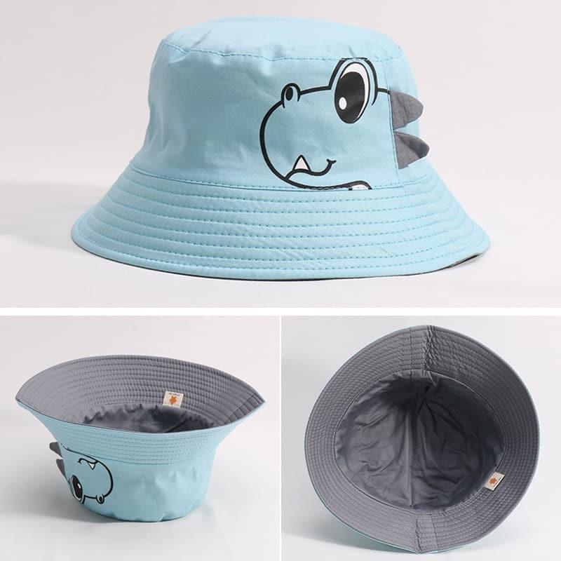 Baby Boy's Dinosaur Printed Cotton Hat