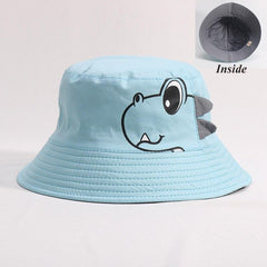 Baby Boy's Dinosaur Printed Cotton Hat