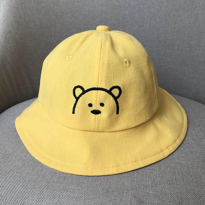 Cartoon Bear Printed Kid's Bucket Hat