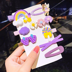 Cute Cloud/Lollipop/Rainbow Hairpins 3 pcs Set