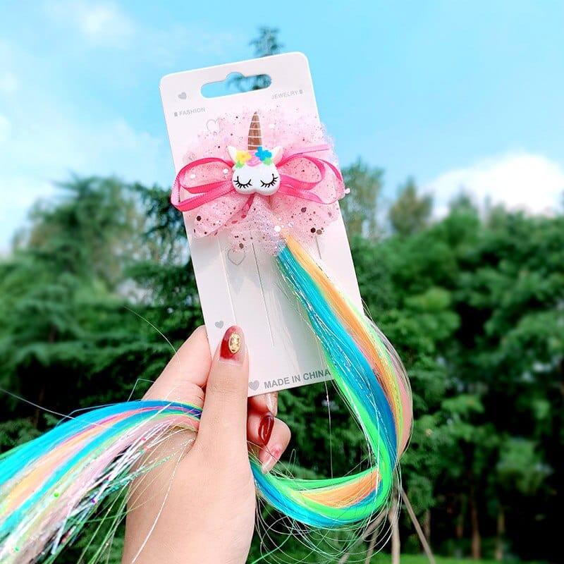 Cute Colorful Unicorn Hairpins