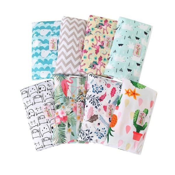 Animals Floral Printed Portable Waterproof Changing Mat