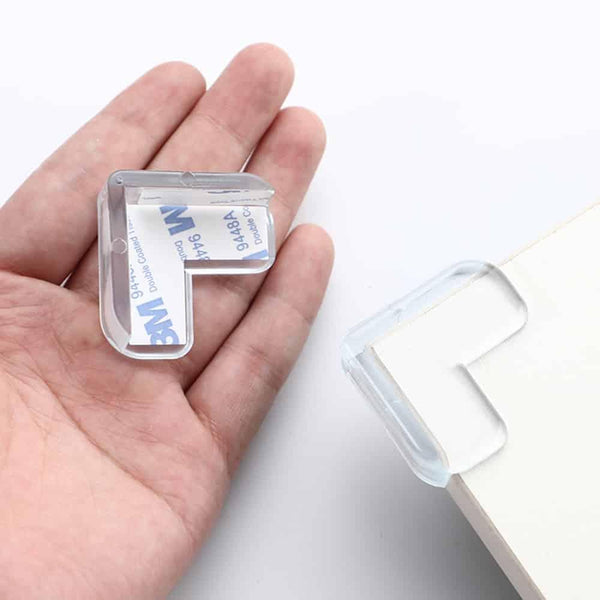 Transparent L-Shaped Baby Safety Edge Guards Set